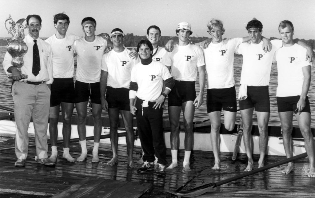 Harold Backer et al. posing for a photo